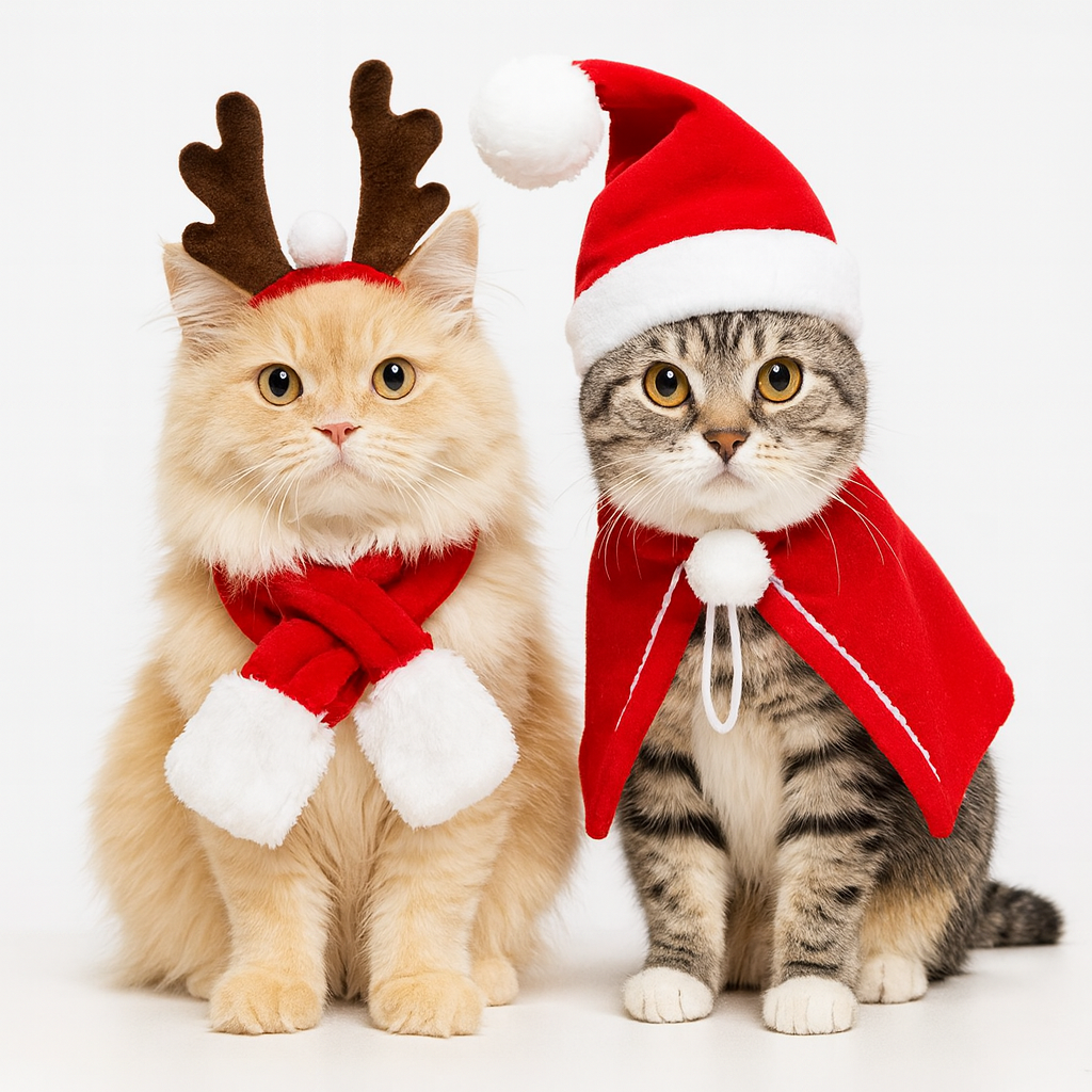 Peture® Reindeer Antlers & Santa Cloak