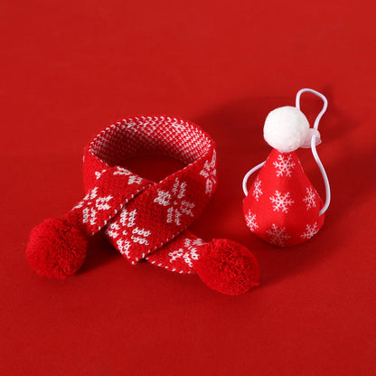 Peture® Christmas Scarf & Hat Set