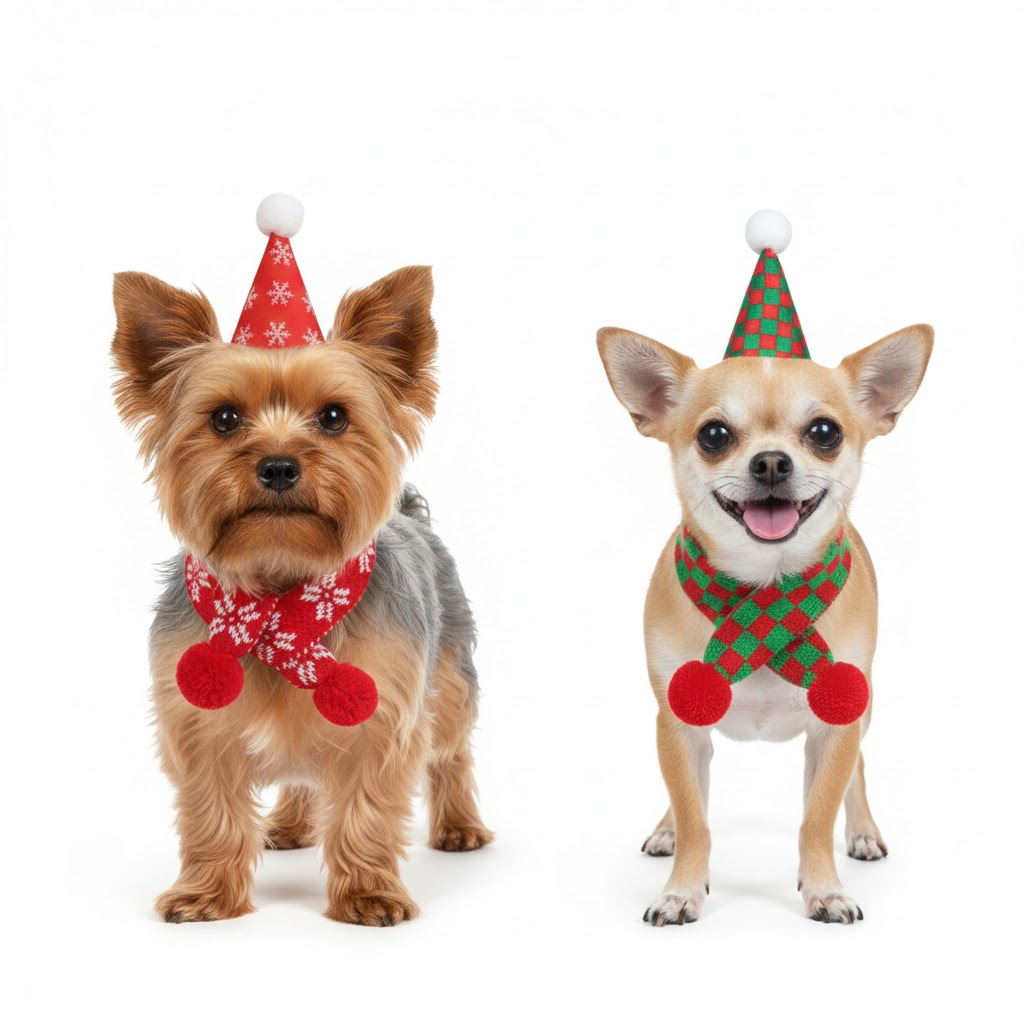 Peture® Christmas Scarf & Hat Set