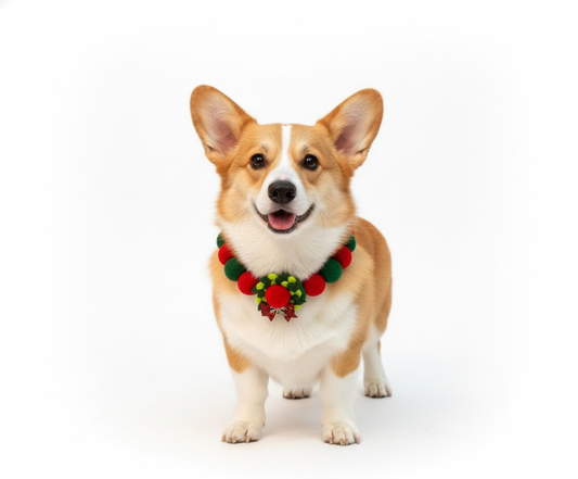 Peture® Festive Pom-Pom Collar
