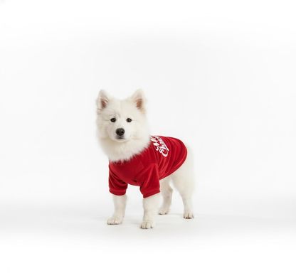 Peture® Christmas Velvet Dog Sweatshirt